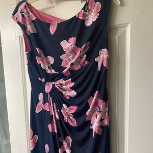 Beautiful blue and pink dress